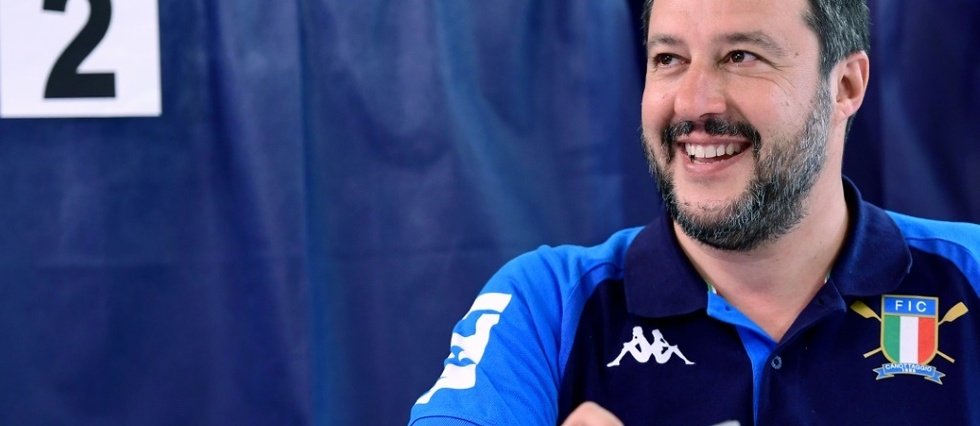 Europeennes: la Ligue de Salvini, en tete en Italie