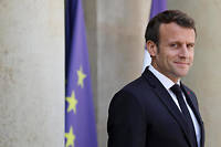  Emmanuel Macron à l'Élysée le 3 mai 2019. 