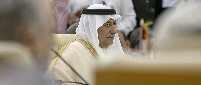 Le ministre des Affaires etrangeres saoudien Ibrahim Al-Assaf.