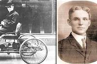 Henry Ford et son invention, ancêtre de l'automobile. ©DR