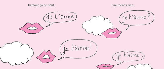 << Ce que je sais de l'amour >>, texte et dessin de Philippe Katerine (l'acteur, le chanteur), en coffret chez Helium.