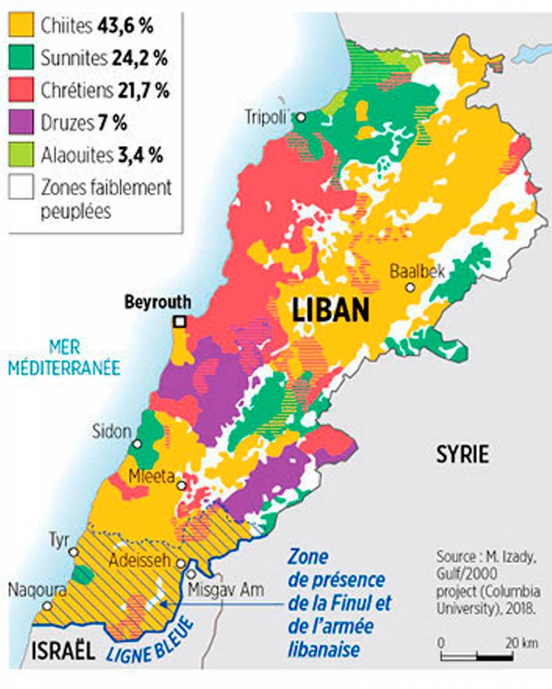 -Israël-Liban-Hezbollah- ©  Infographie Le Point