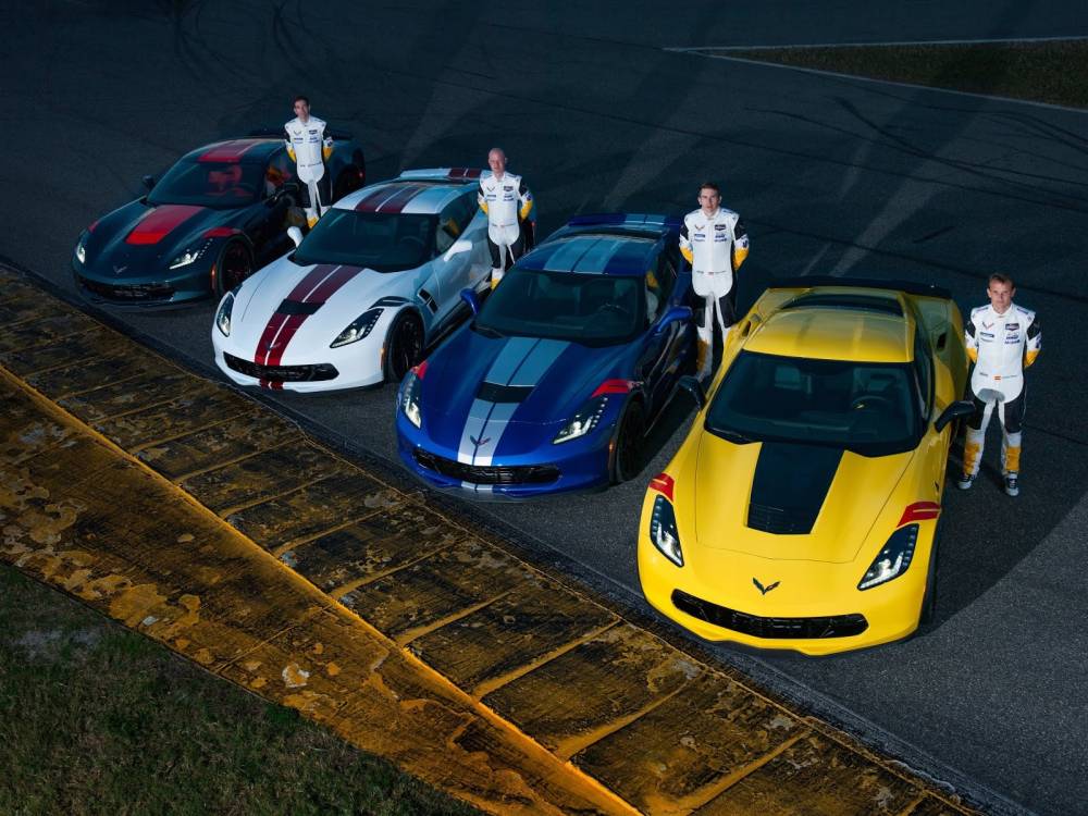 voiture de course corvette