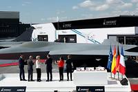 Paris et Berlin concr&eacute;tisent avec l'Espagne le lancement de l'avion de combat du futur