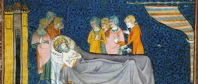 Louis IX est mort a Tunis le 25 aout 1270. Il a ete inhume dans la basilique de Saint-Denis le 22 mai 1271. Mais son crane a ete transfere en 1306 a la Sainte-Chapelle.