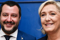 Italie&nbsp;: Marine Le Pen en p&egrave;lerinage chez Matteo Salvini