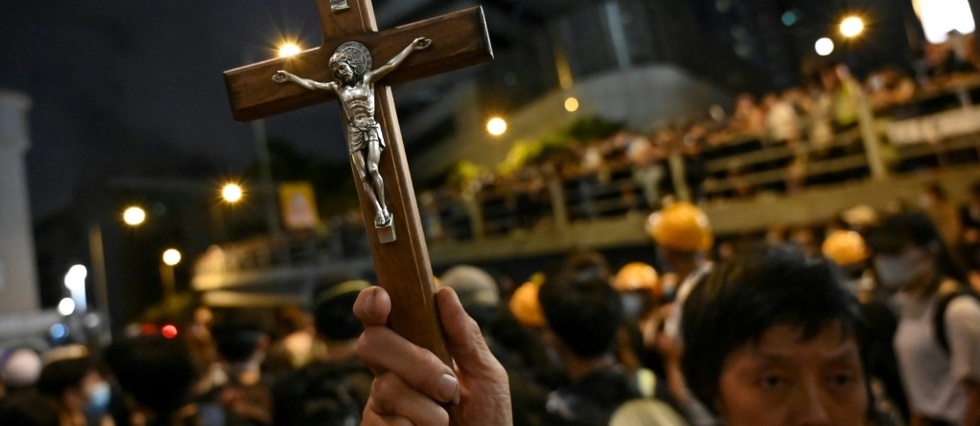"Alleluia": la religion en premiere ligne de la contestation a Hong Kong