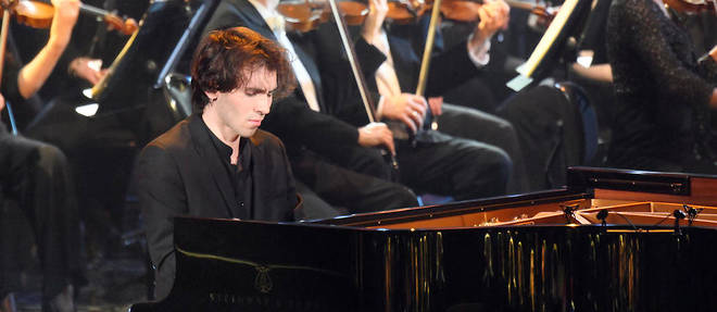 Alexandre Kantorow lors de la 26e ceremonie des Victoires de la musique classique en 2019.