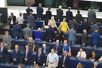 Les Brexiters, provocateurs, d&eacute;barquent au Parlement europ&eacute;en