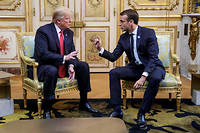  Le président Trump se sert des Gilets jaunes pour décrédibiliser la position de la France sur les taxations écologiques.  ©CHRISTOPHE PETIT-TESSON