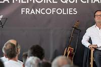 Aux Francofolies, Fran&ccedil;ois Hollande se raconte en chansons