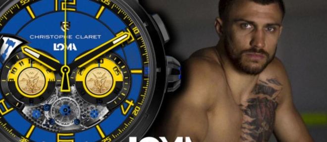  Christophe Claret a créé une montre avec le célèbre champion de boxe ukrainien.  ©LPM