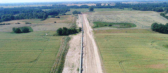 En Allemagne, travaux de construction de l'Eugal  (European Gas Link Pipeline).