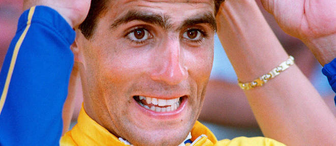 Le 19 juillet 1991, Miguel Indurain enfile le maillot jaune pour la premiere fois. Il remportera 5 Tours de France d'affilee.  
