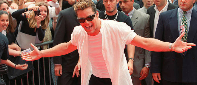 Ricky Martin au temps du succes, en 1999.