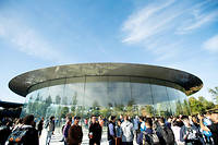  L'amphitheatre Steve Jobs au siege d'Apple a Cupertino. 