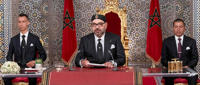 Mohammed VI pendant son discours a Tetouan, le 29 juillet 2019.