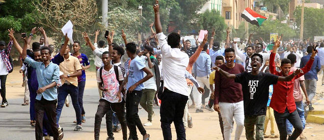 Des manifestants a Khartoum, le 1er aout 2019.