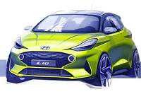  Le dessin de style de la future Hyundai i10 est prometteur 