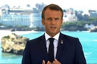Macron appelle le G7 &agrave; s'unir sur l'Amazonie, le commerce et la s&eacute;curit&eacute;
