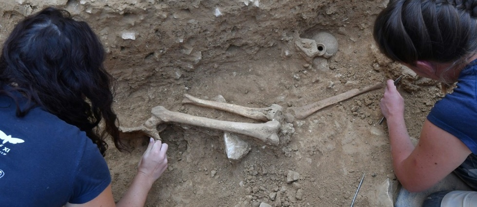 Des dizaines de tombes romaines de bebes decouvertes a Nimes