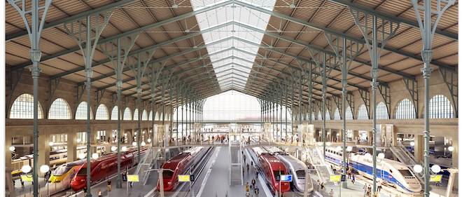 Le projet de reamenagement de la gare du Nord, a l'horizon 2024