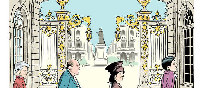Affiche du festival litteraire Nancy-Le Point.