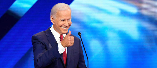 Joe Biden lors du debat democrate.