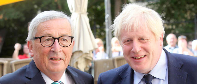 Jean-Claude Juncker et Boris Johnson lors de leur rencontre le 16 septembre.