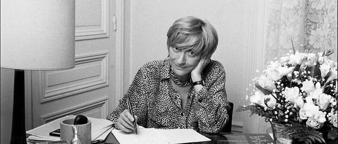 Francoise Sagan, en 1987. L'ecrivaine est decedee en 2004.