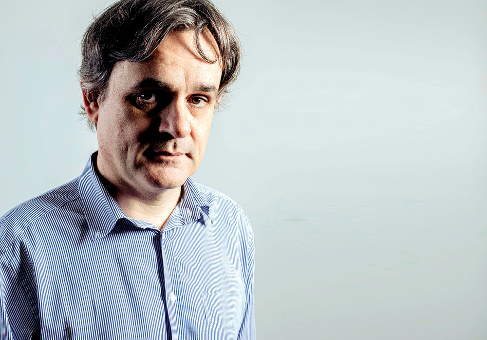 
        Digne. Le directeur de << Charlie Hebdo >>, photographie au << Point >>, le 4 septembre.