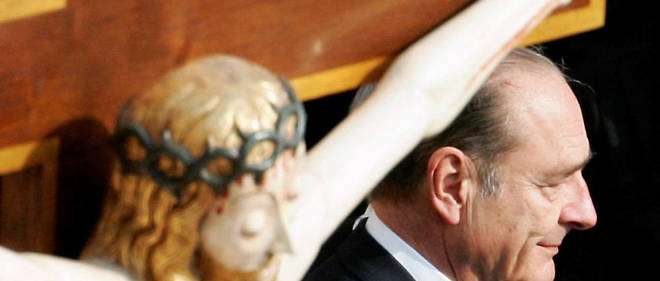 Jacques Chirac au Vatican en 2005.