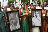 Inde: d&eacute;part d'une &quot;marche pour la paix&quot; &agrave; travers le monde pour promouvoir les valeurs de Gandhi