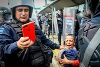 Mexique: dispersion d'un convoi de 2.000 clandestins qui demandait l'aide du pr&eacute;sident