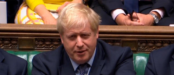  Boris Johnson à la Chambre des communes. 