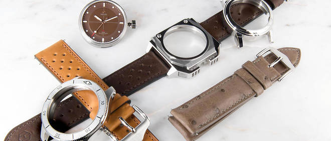Le jeune horloger francais confie a ses clients le pouvoir de personnalisation en habillant cadran ou bracelet selon leurs envies.
 
 