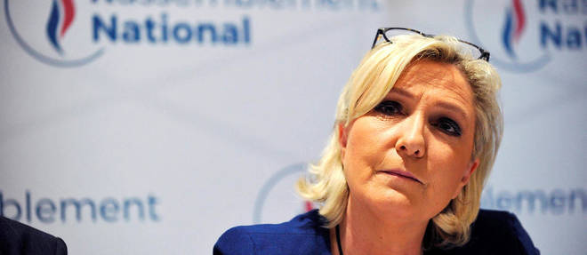 Marine Le Pen s'est exprimee ce lundi sur France Info.
