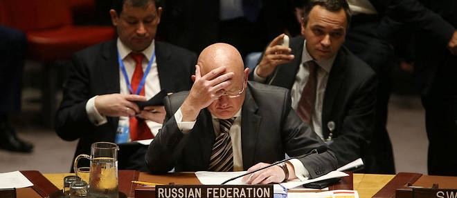Photo d'illustration : l'ambassadeur russe aux Nations unies, Vassily Nebenzia.