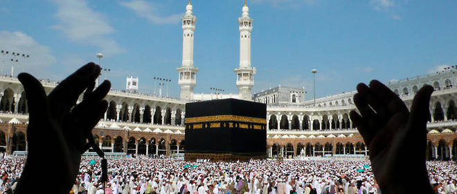La Kaaba de la Grande Mosquee de La Mecque en Arabie saoudite.