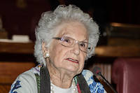 Liliana Segre, senatrice italienne et survivante des camps de concentration. 
