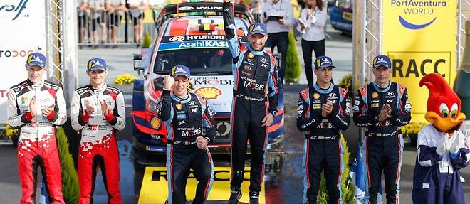 Arrive second du rallye d'Espagne, Tanak qui y a remporte le titre de champion du monde des pilotes 2019 rejoindra l'annee prochaine Thierry Neuville chez Hyundai, sacre champion du monde des constructeurs pour la premiere en 2019.