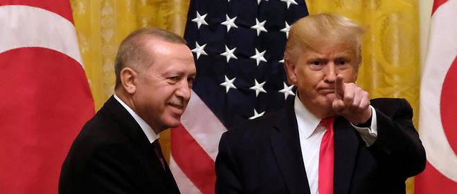 Apres des semaines d'echanges tendus et parfois confus, Donald Trump a vante mercredi sa bonne entente avec son homologue turc Recep Tayyip Erdogan.