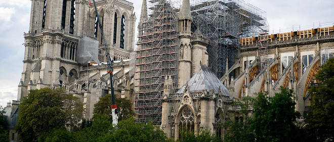 Notre-Dame-de-Paris en avril 2019.