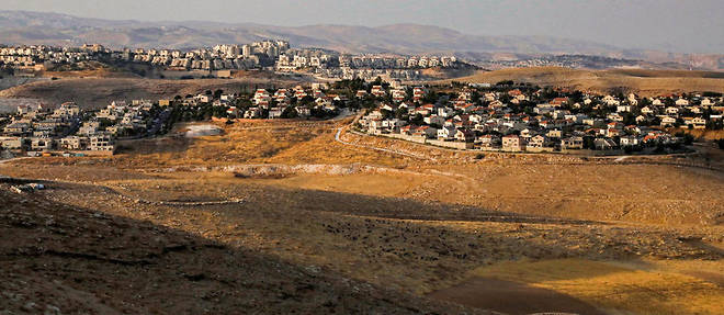 Vue d'ensemble de la colonie israelienne de Maale Adumim, en Cisjordanie.
