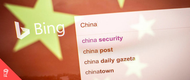 Le moteur de recherche Bing n'est pas accessible en Chine.
