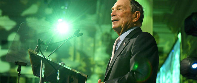 Michael Bloomberg prononcant un discours au gala annuel du Hudson River Park, le 17 octobre dernier, a New York.
