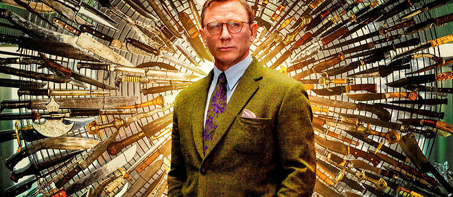 Apres avoir fait l'espion dans << James Bond >>, Daniel Craig joue les detectives aussi fute qu'Hercule Poirot dans << A couteaux tires >> de Rian Johnson.