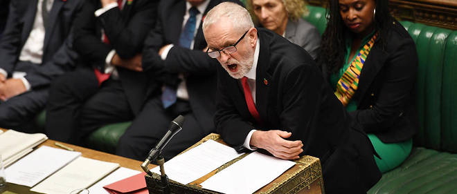 Jeremy Corbyn au Parlement le 18 octobre.
