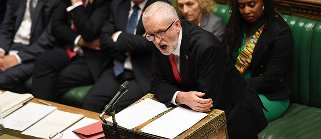 Jeremy Corbyn au Parlement le 18 octobre.
