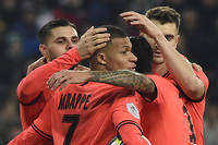  À Saint-Étienne, le Paris Saint-Germain s'est imposé (0-4), grâce notamment à un doublé de Kylian Mbappé.
